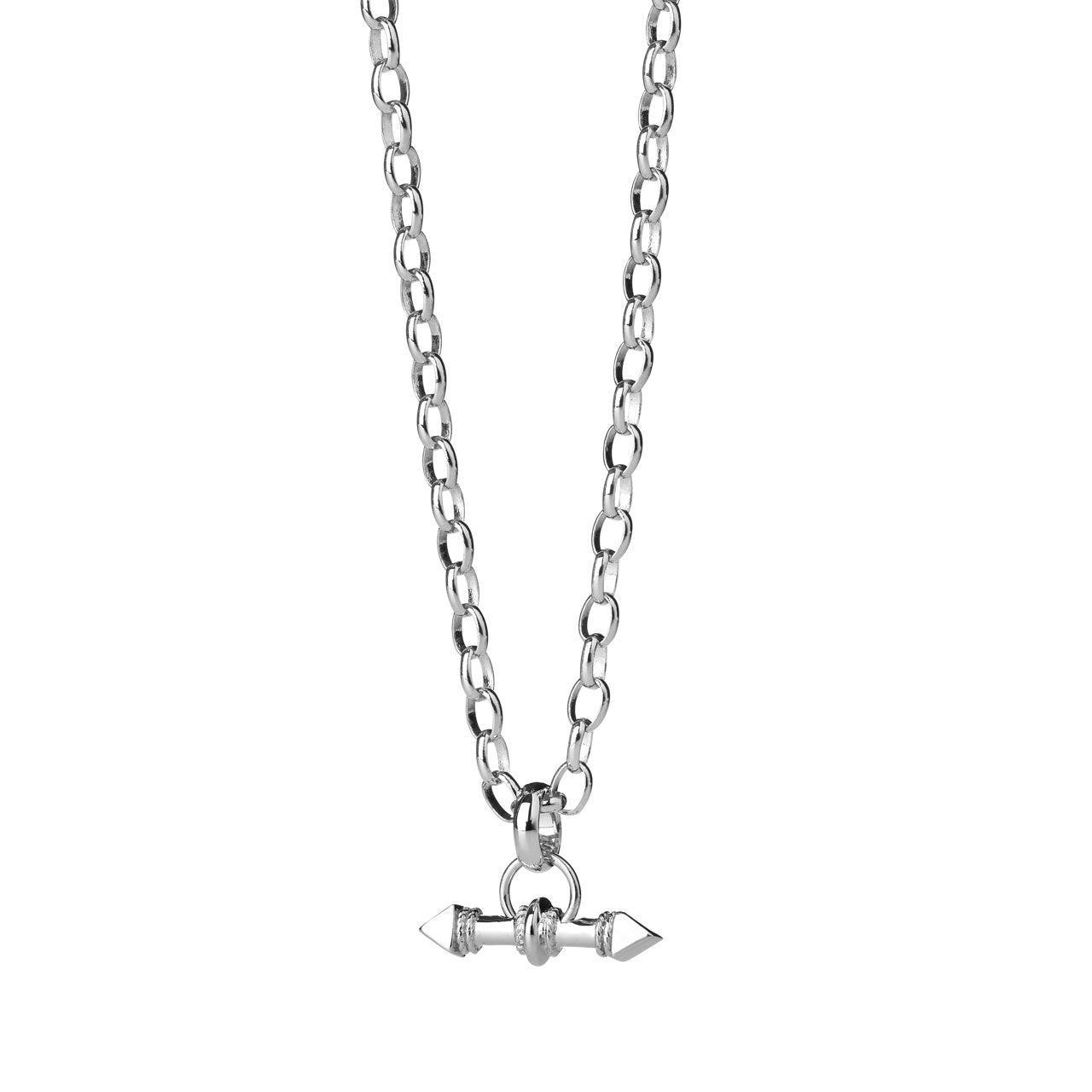 Sterling Silver Arrow Fob Chain