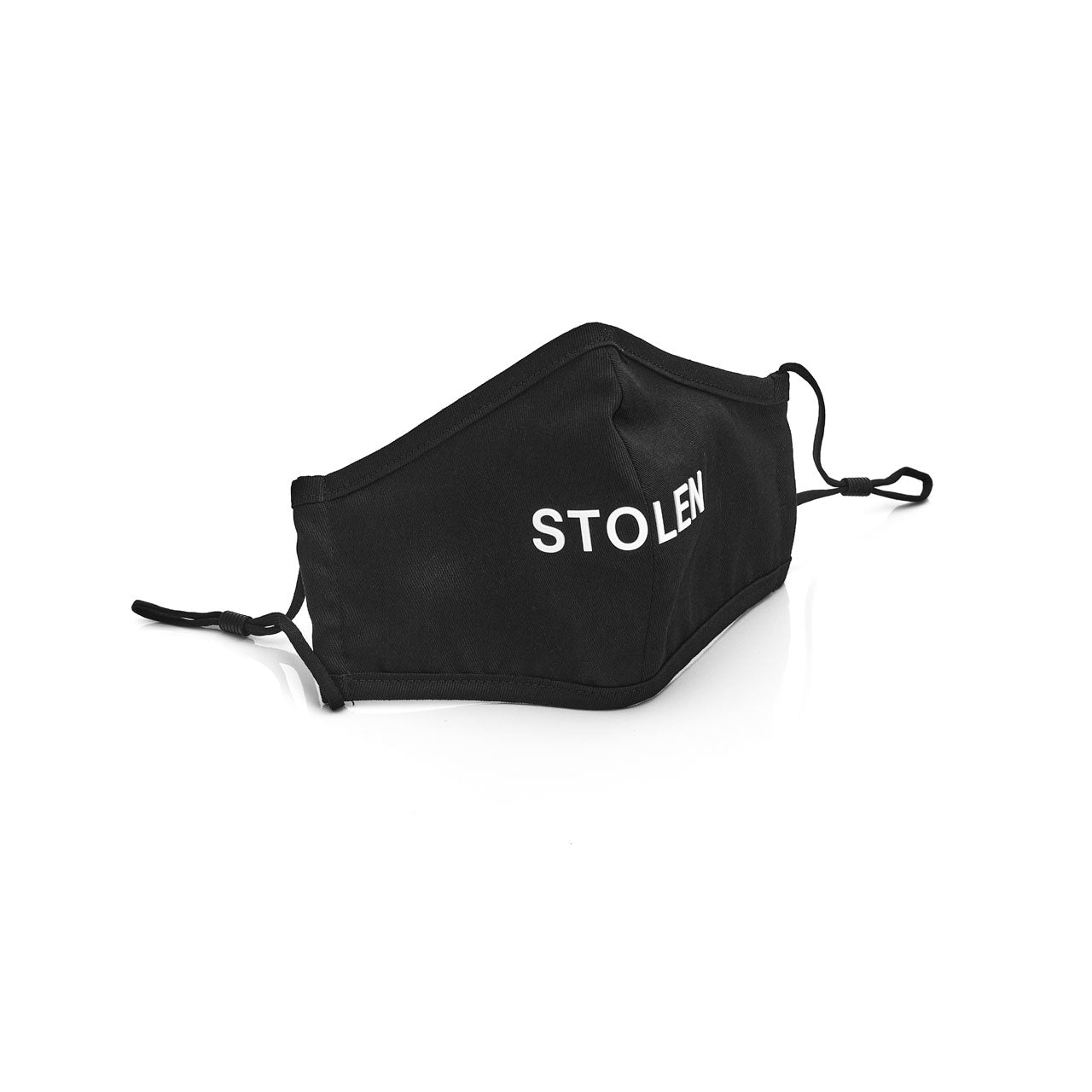 Stolen Branded Black Face Mask