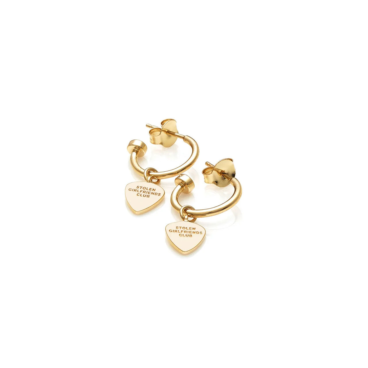 Guitar Pic Anchor Sleepers - Gold Plated