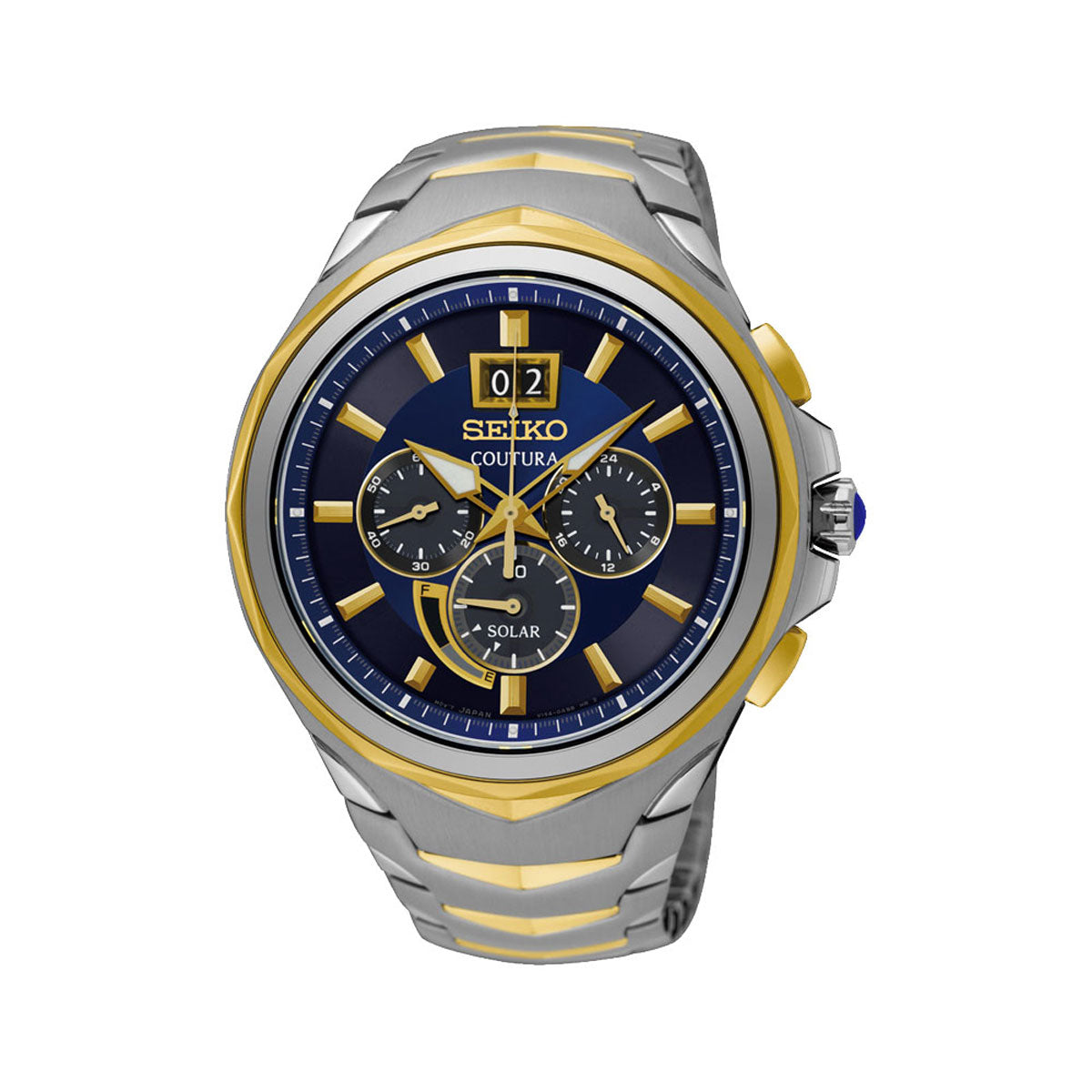 SSC642P - Mens Coutura Two Tone Chronograph Solar Watch