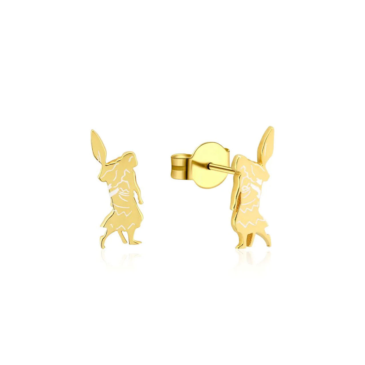 Disney - Gold Plated Princess Moana Stud Earrings