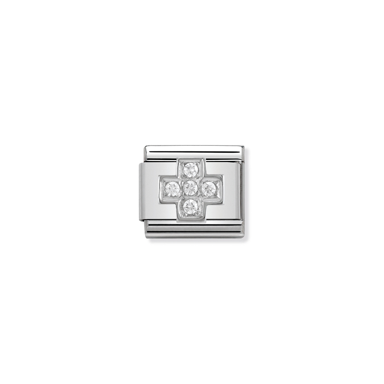 Composable Classic Link 330304/03 Cross in Silver & Stones