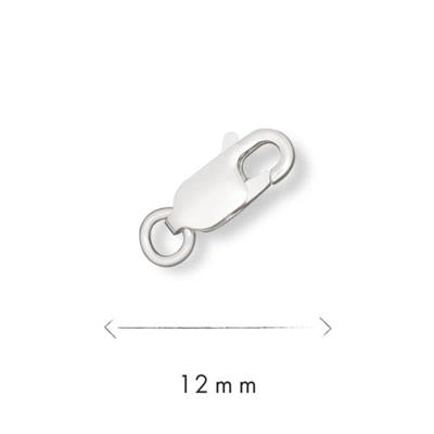 Sterling Silver 12mm Lobster Clasp