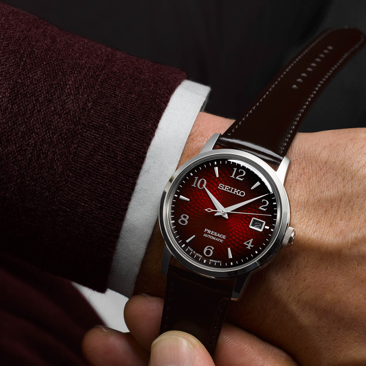 Seiko - SRPE41J Mens Presage Cocktail Time ‘Negroni’ Automatic Watch