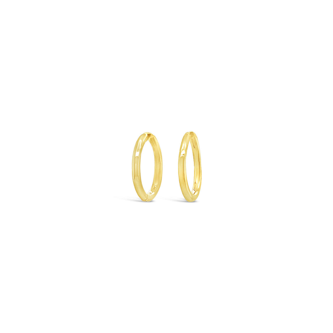 9k Yellow Gold 9mm Sleeper Earrings