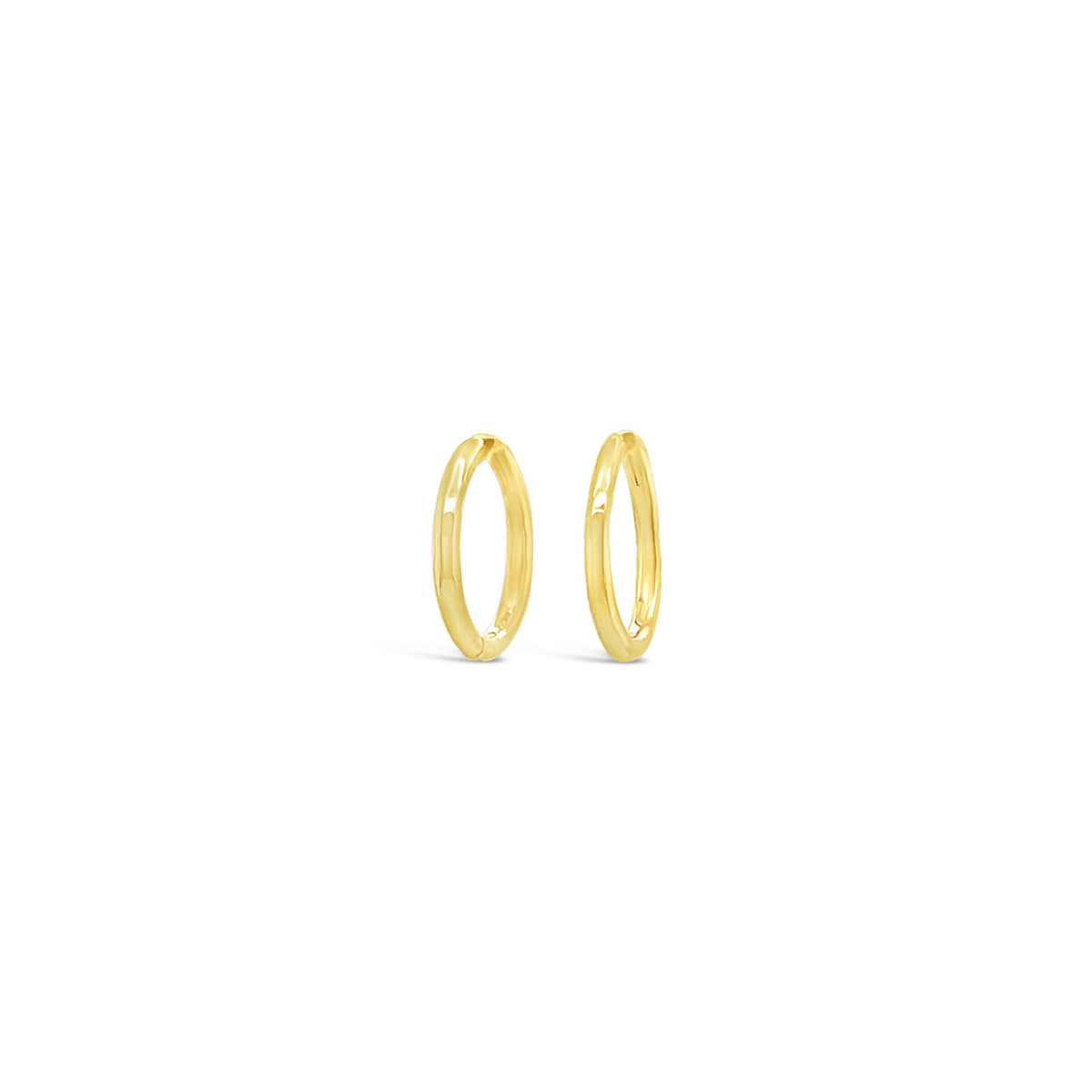 9k Yellow Gold 9mm Sleeper Earrings