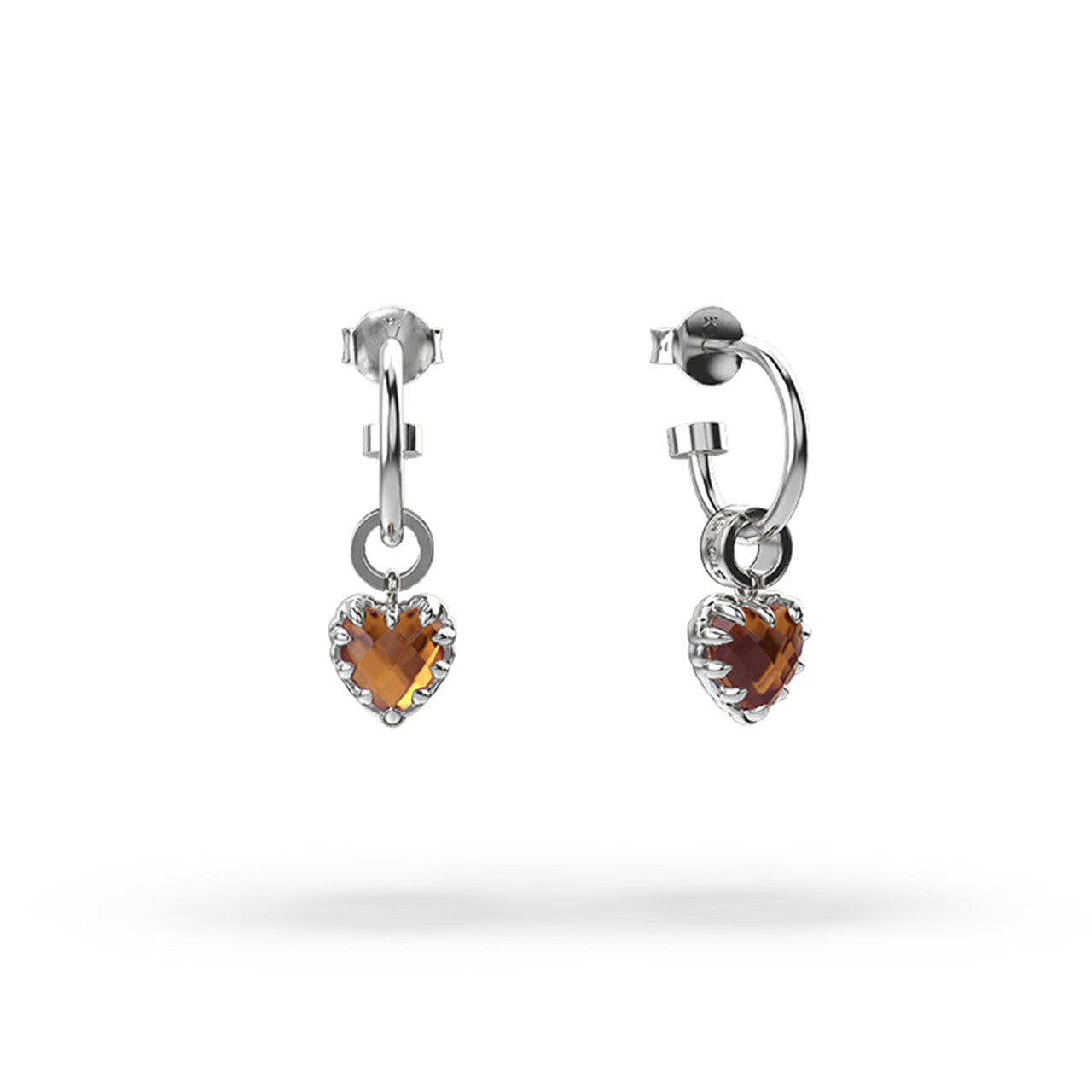 Love Anchor Earrings Citrine