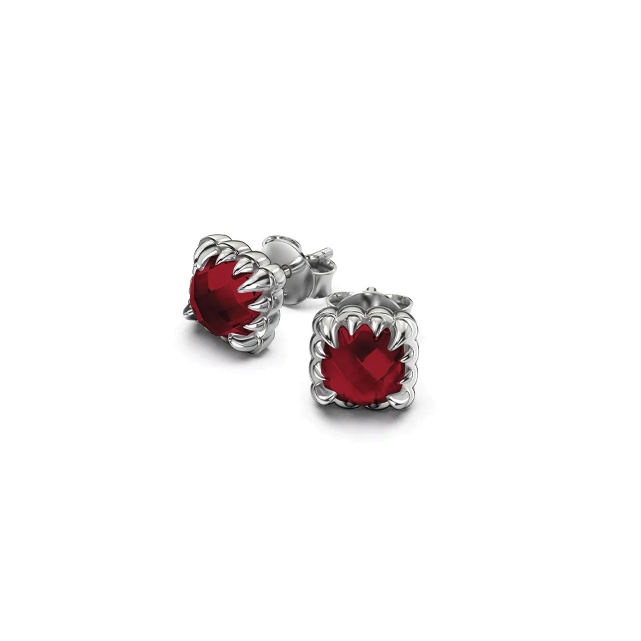 Mini Claw Studs Garnet