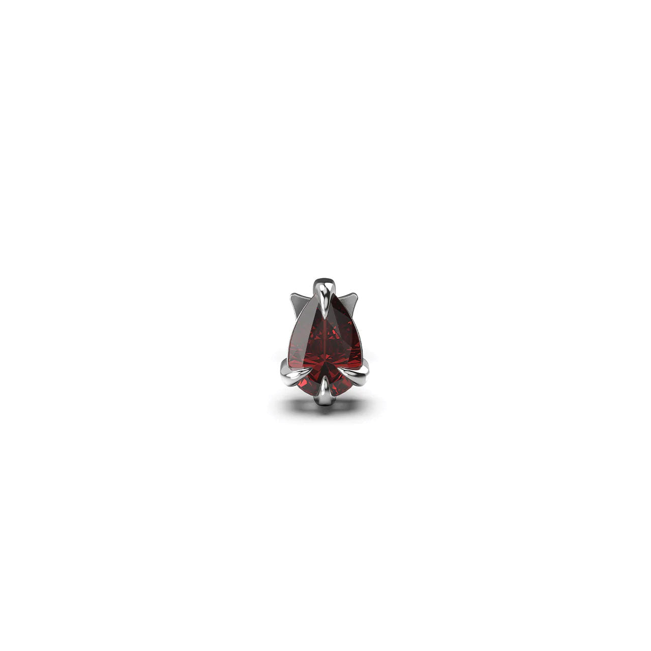 Teardrop Talon Flat Back Single Earring