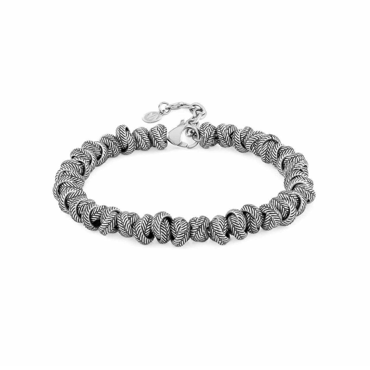Instinct Bracelet - Patterned Stainless Steel
