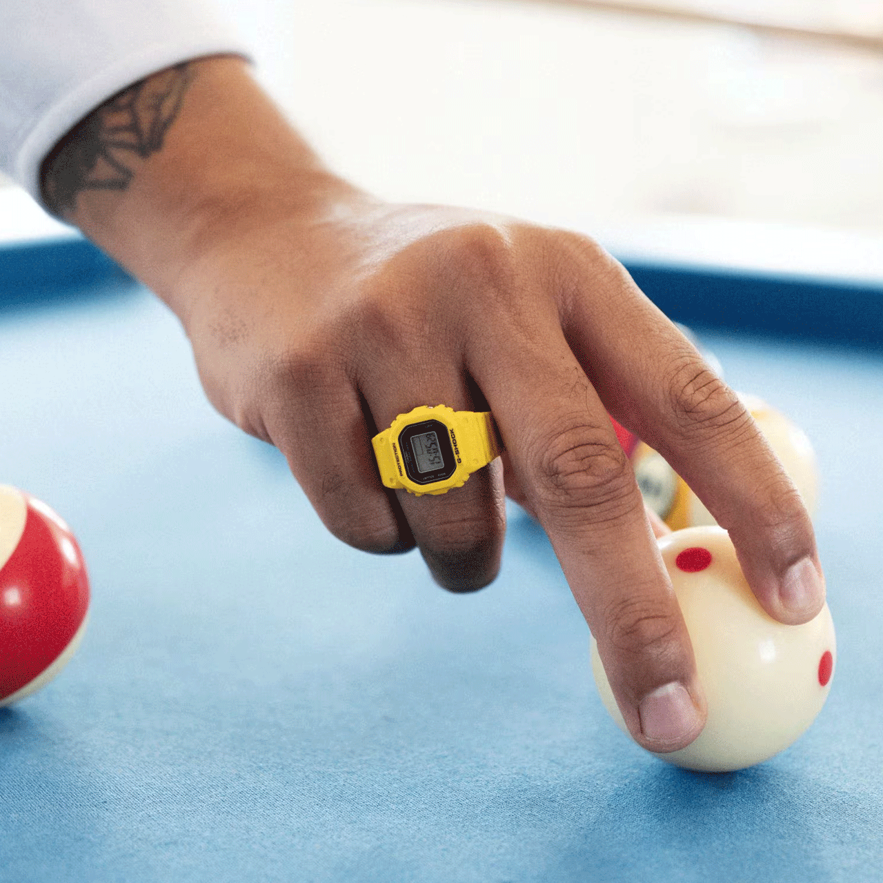 G-Shock - Yellow G-Shock Nano Ring - DWN5600-9D