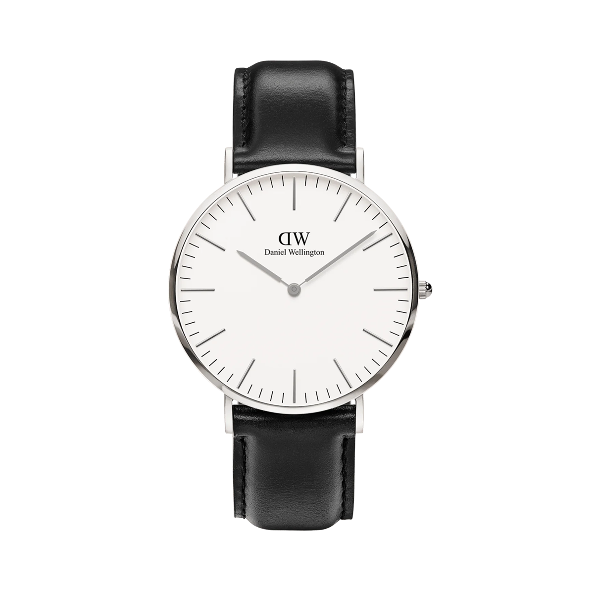 Classic 40mm Sheffield - Silver & Black Watch