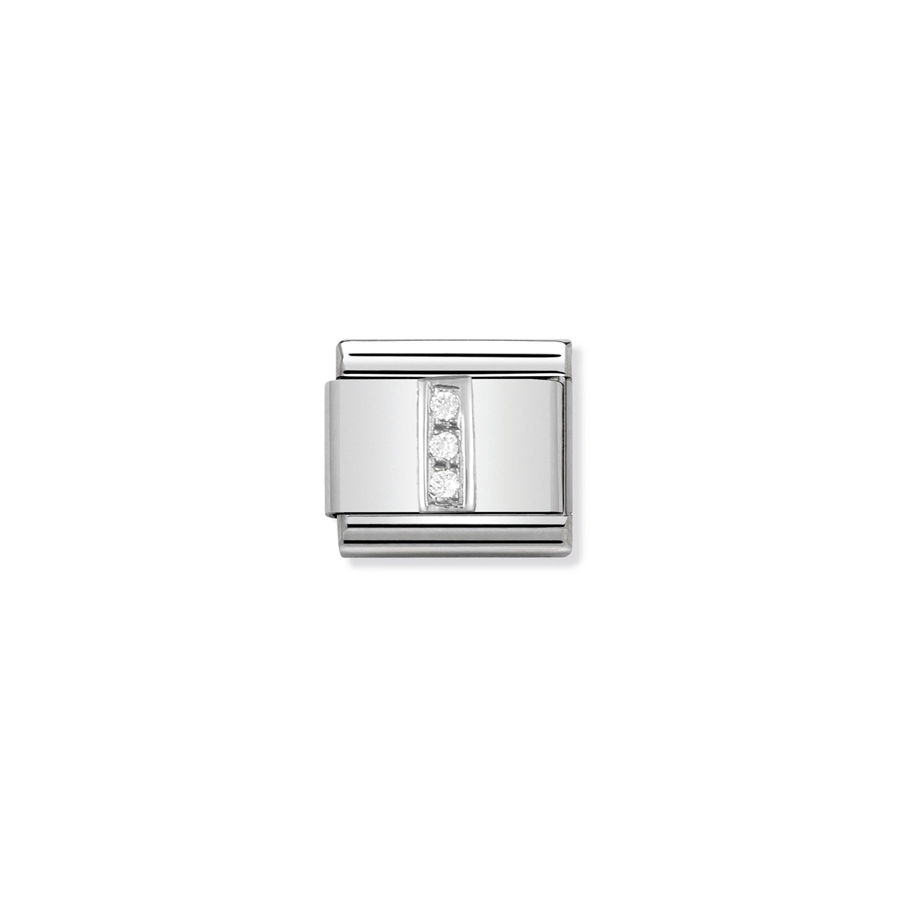 Composable Classic Link 330301/09 Letter I in Silver & Stones