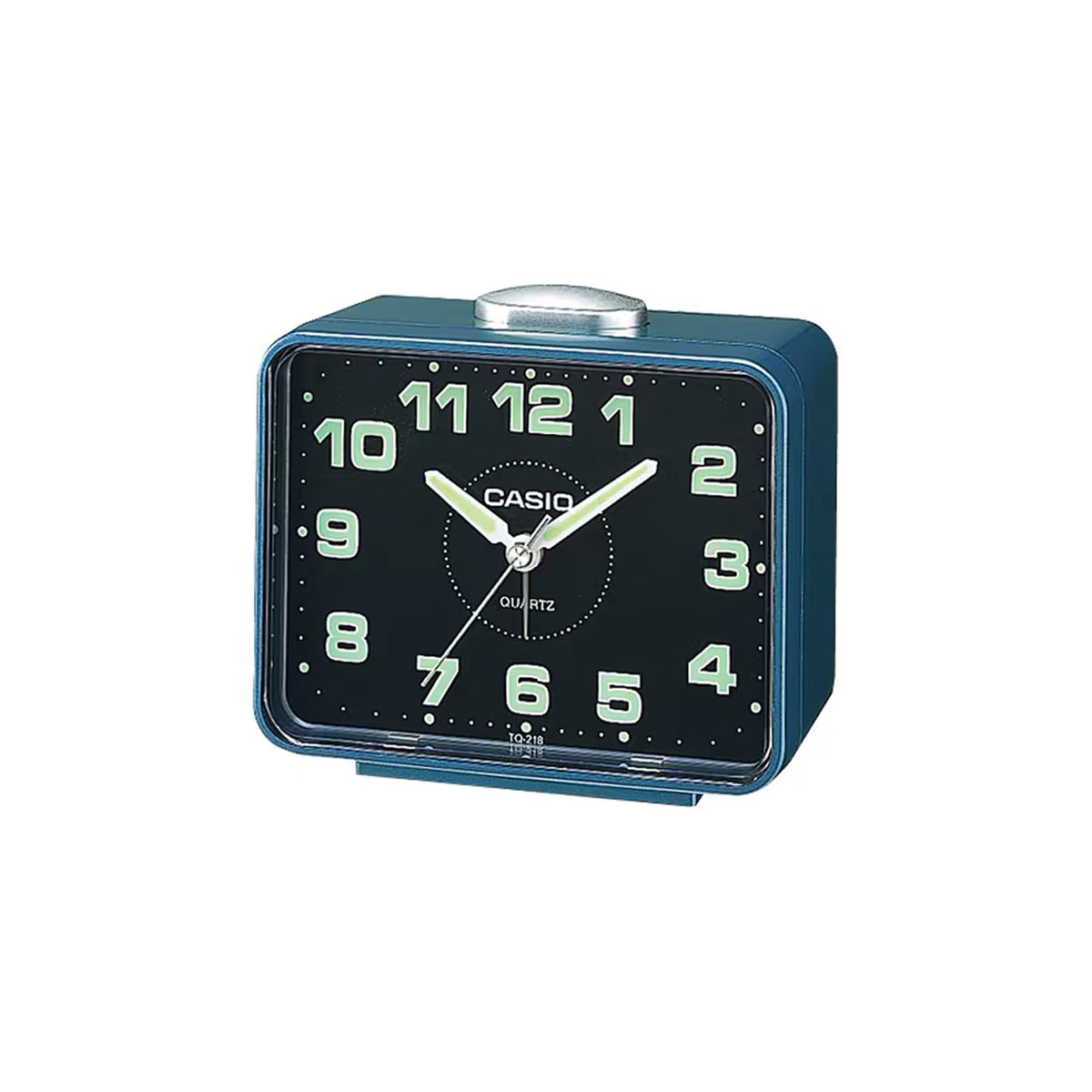 Casio - Blue Desk Top Alarm Clock - TQ218-2D