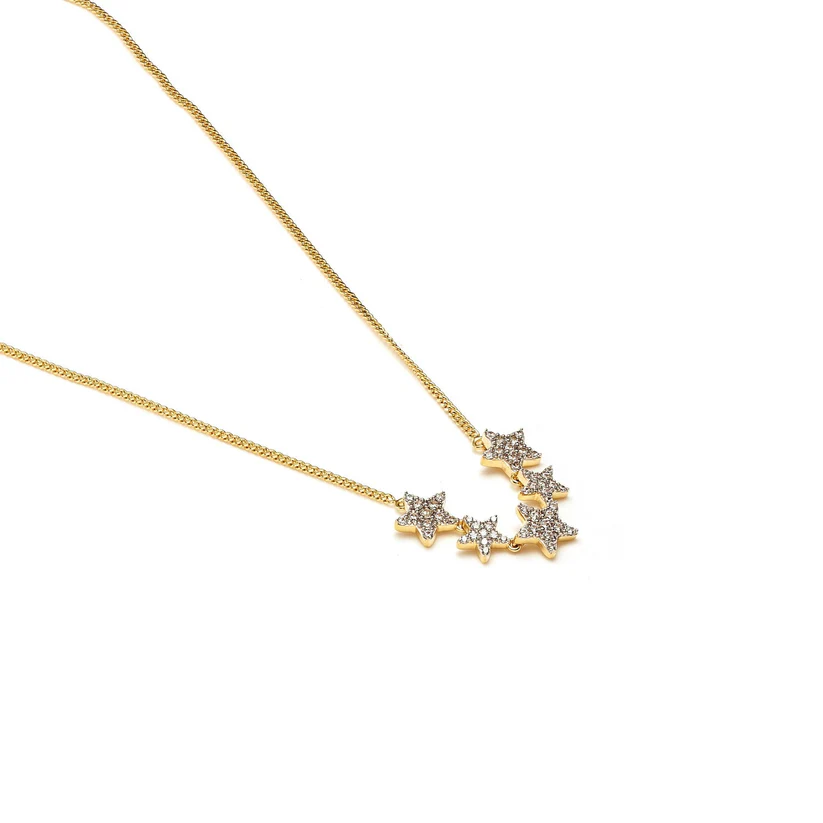 Etoile Necklace (CZ/Gold)