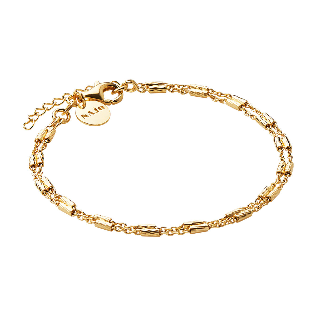Equilibrium Double-Strand Bracelet - Gold Plated