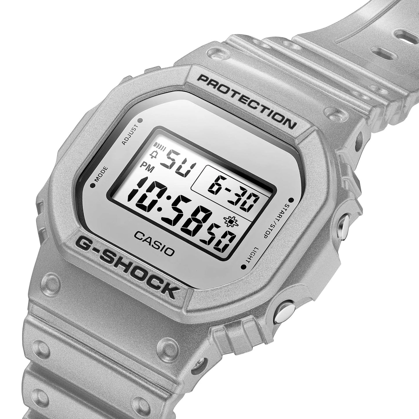 G-Shock Metallic Silver Forgotten Future - DW5600FF-8D - Jamies Jewellers