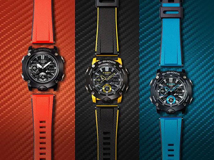 G-Shock Carbon Core - Blue - GA2000-1A2 - Jamies Jewellers