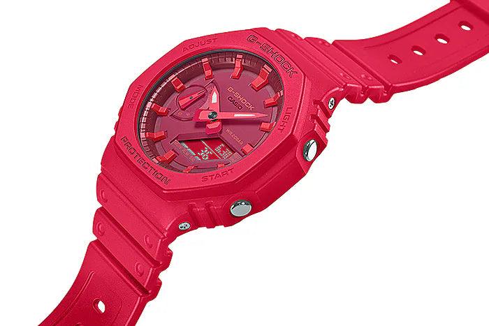 G-Shock Carbon Core Guard Slim Duo - Red - GA2100-4A - Jamies Jewellers