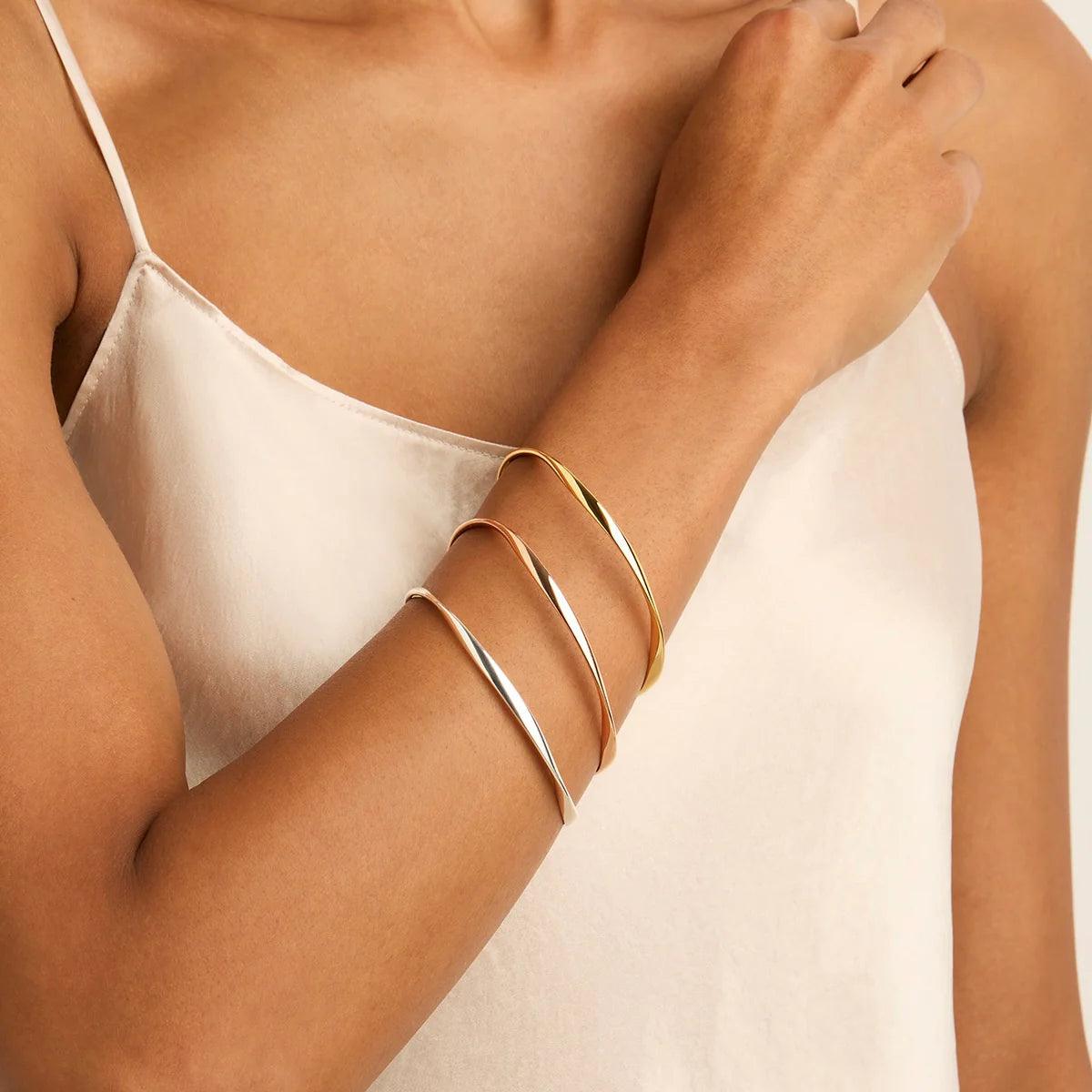 Garden of Eden Bangle Yellow - Jamies Jewellers