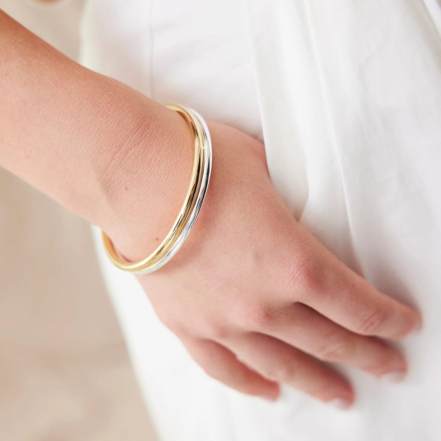 Simplicity Silver Bangle - Jamies Jewellers