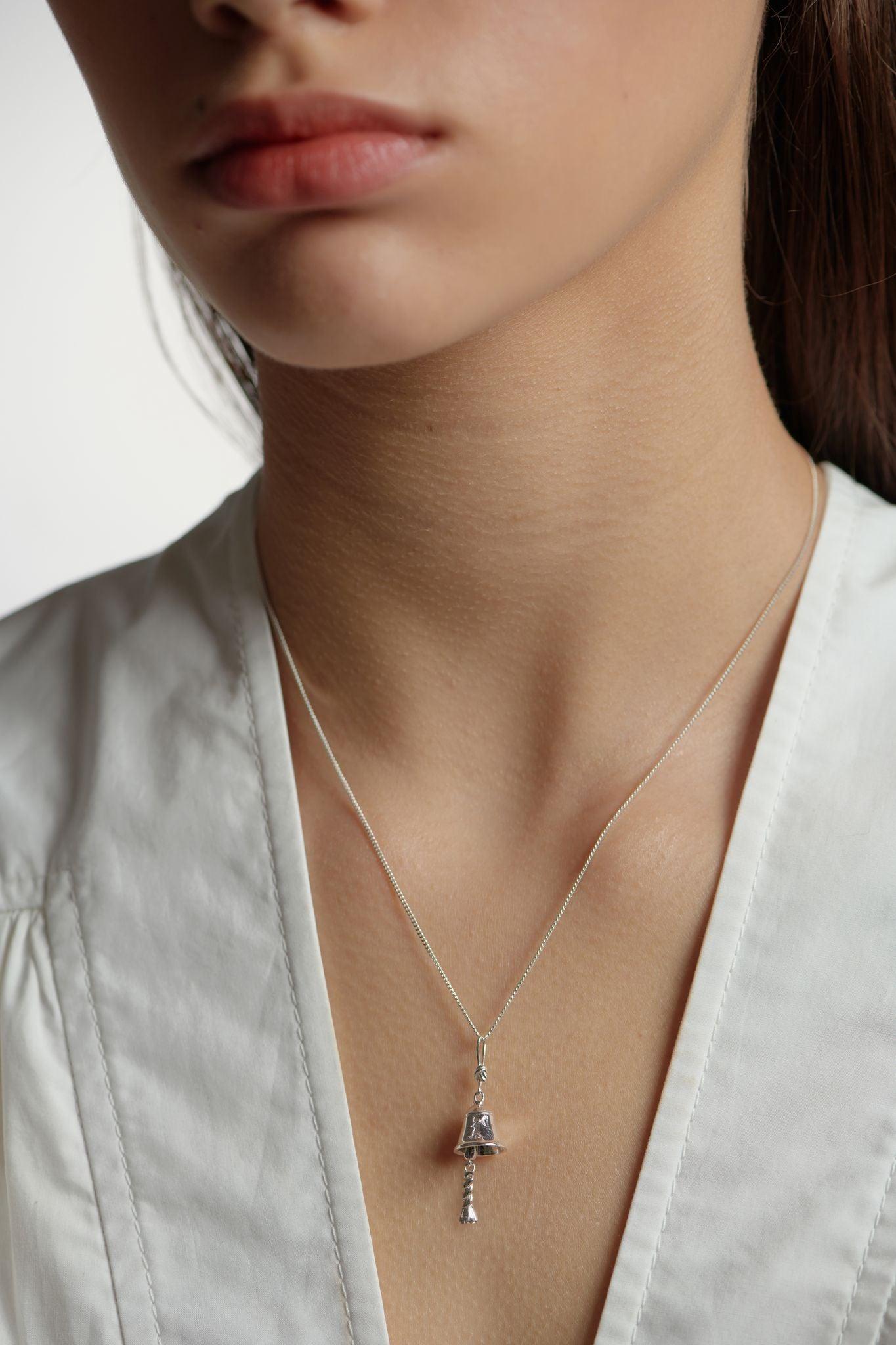 Sterling Silver Bell Necklace - Jamies Jewellers