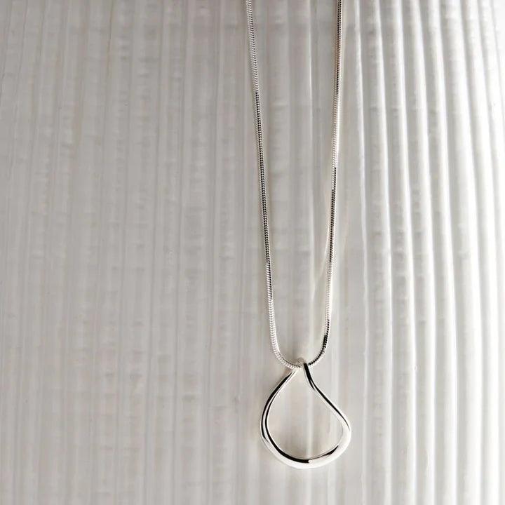 Wave Small Pendant Necklace - Jamies Jewellers