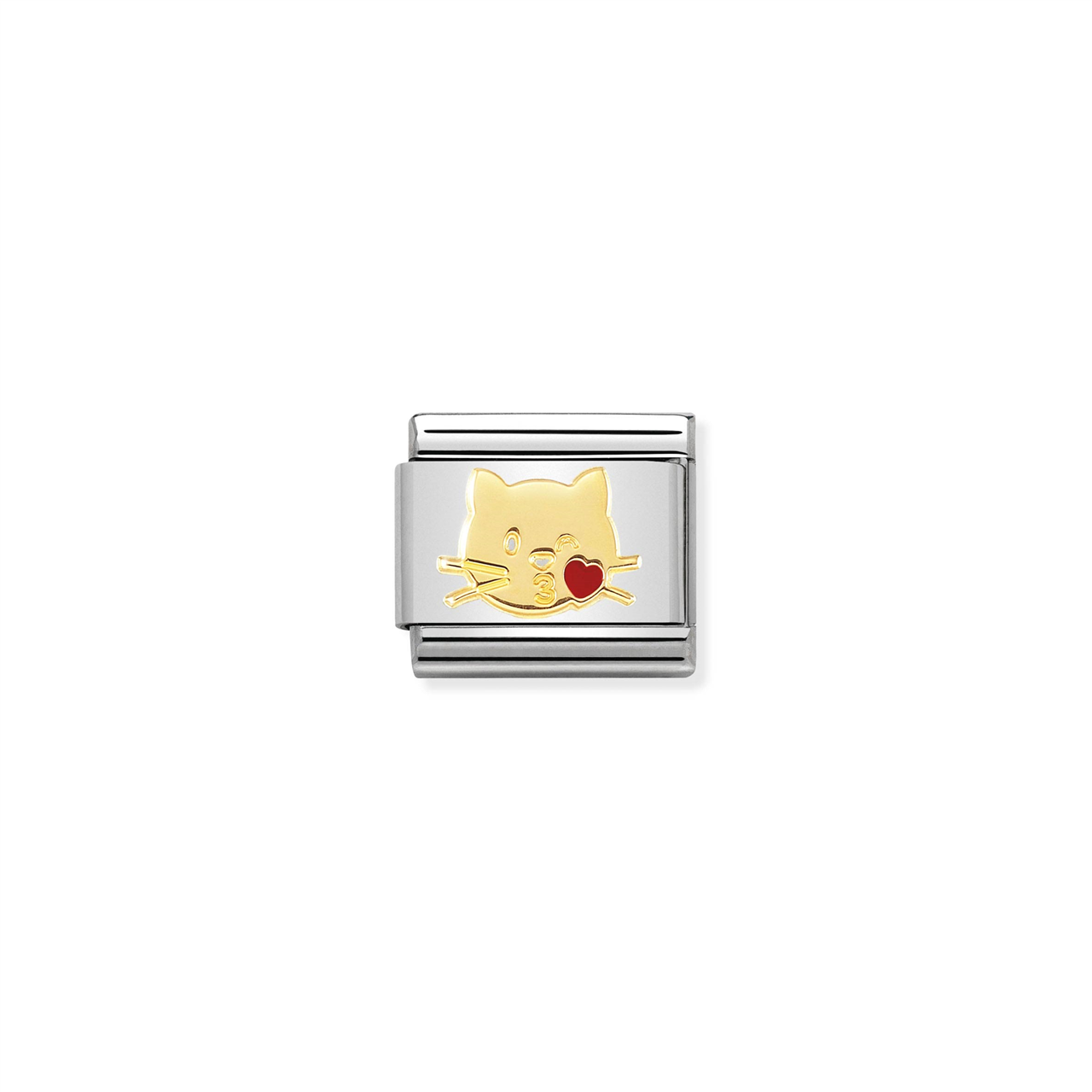 Composable Classic Link 030272/45 Flying Kiss Cat in 18k Gold