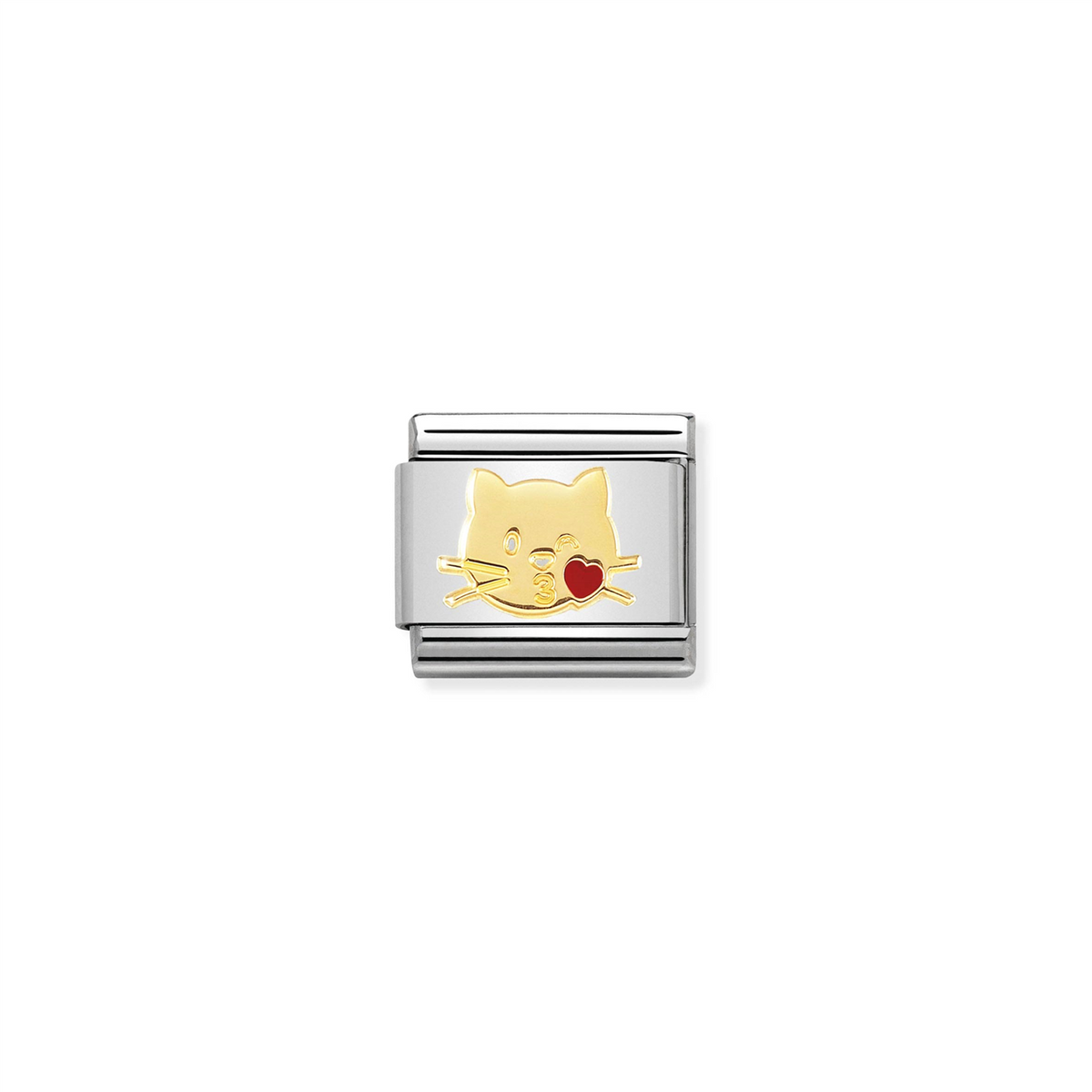 Composable Classic Link 030272/45 Flying Kiss Cat in 18k Gold