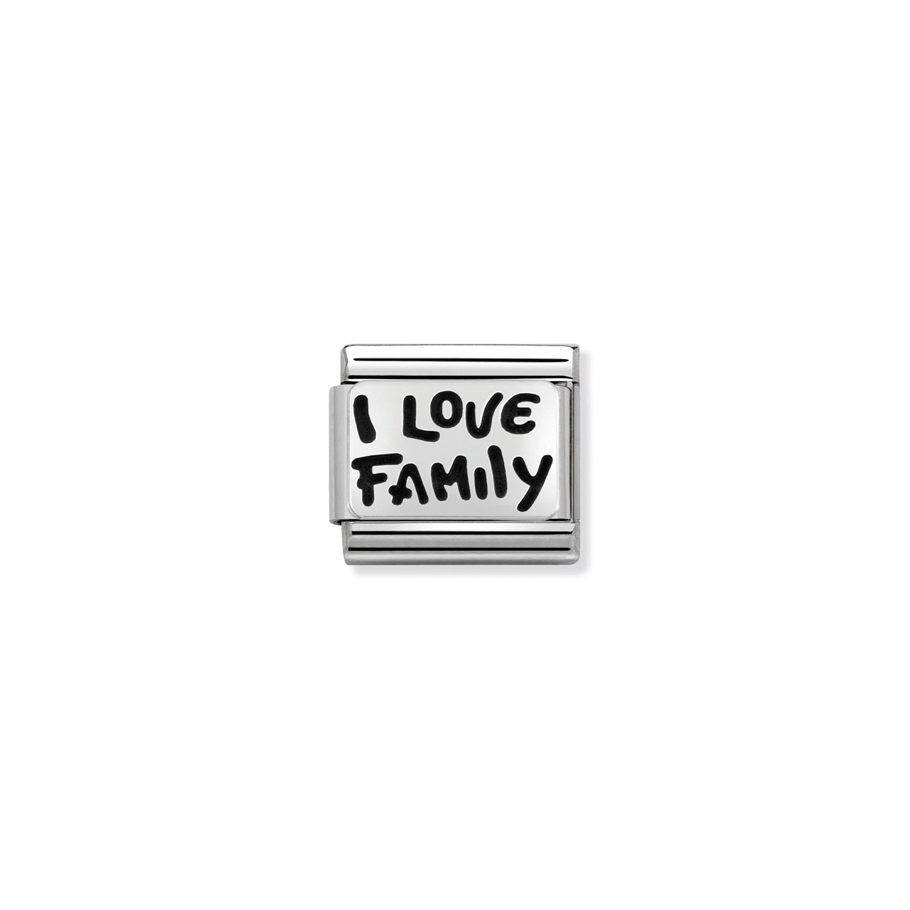 Composable Classic Link 330102/34 Silver I Love Family