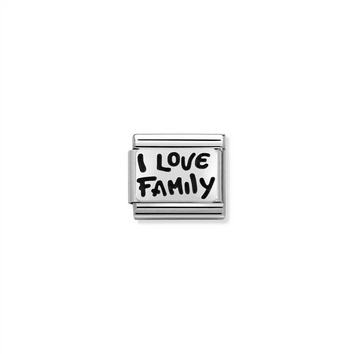 Composable Classic Link 330102/34 Silver I Love Family