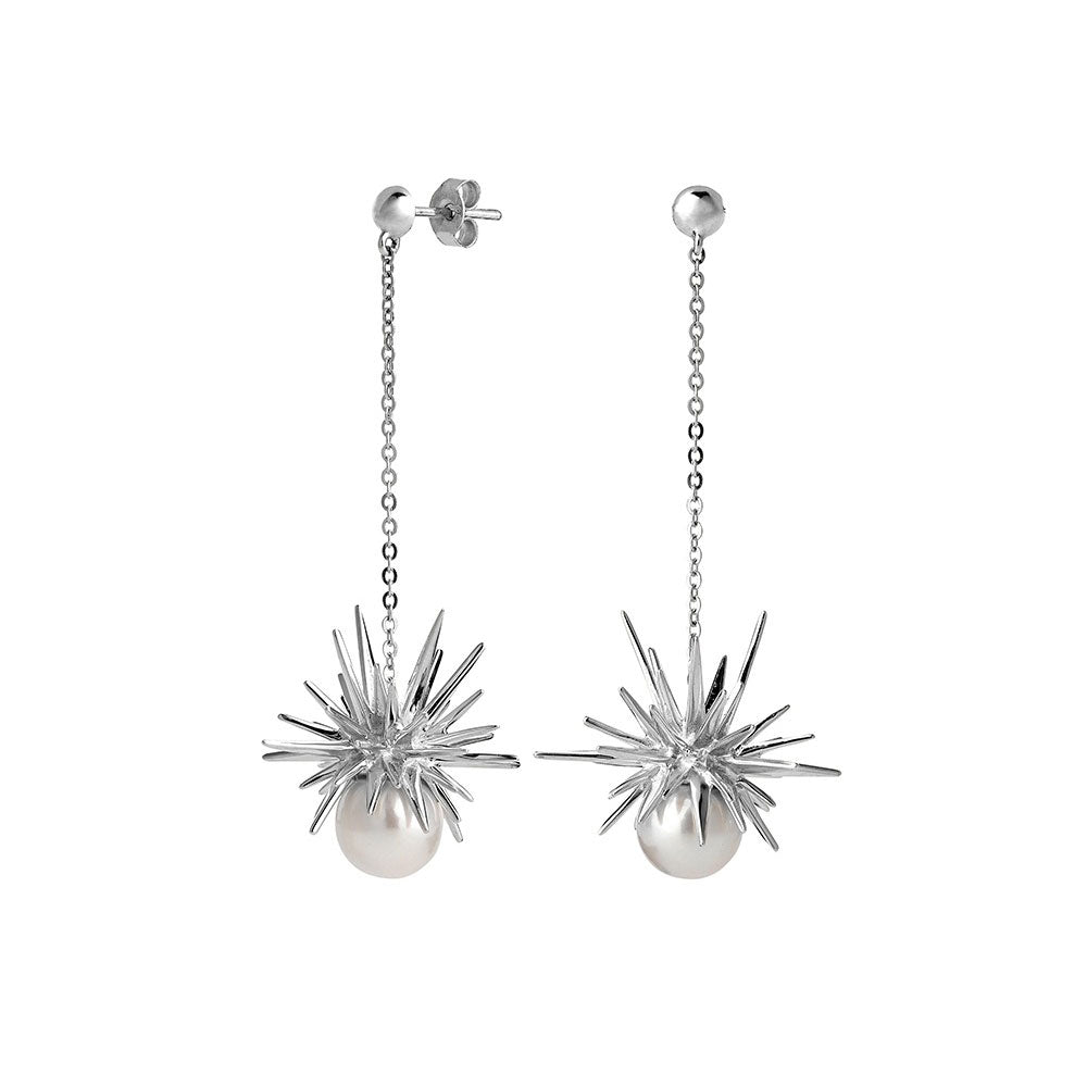 Sterling Silver Forbidden Drop Earrings