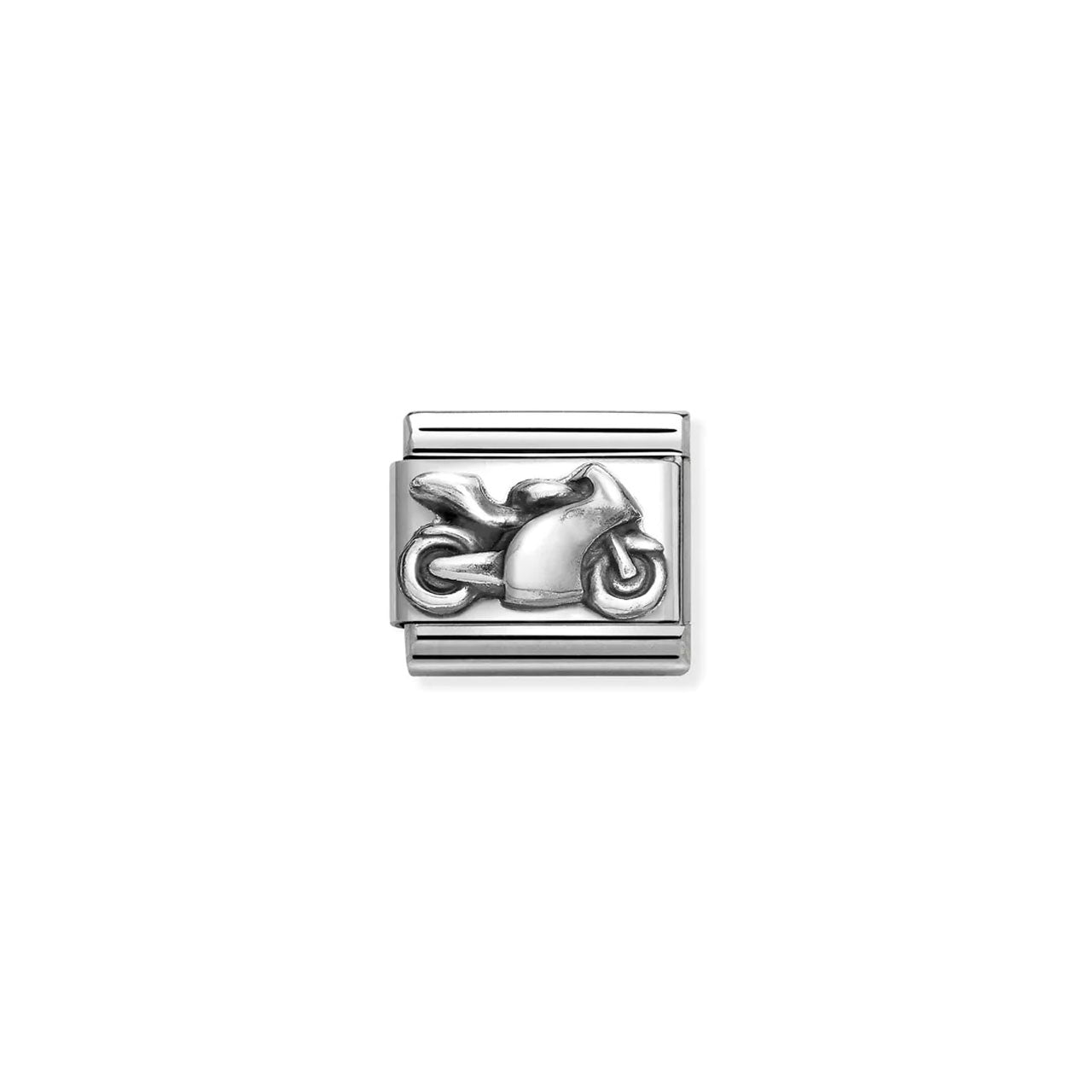 Composable Classic Link 330101/69 Motorbike in Sterling Silver