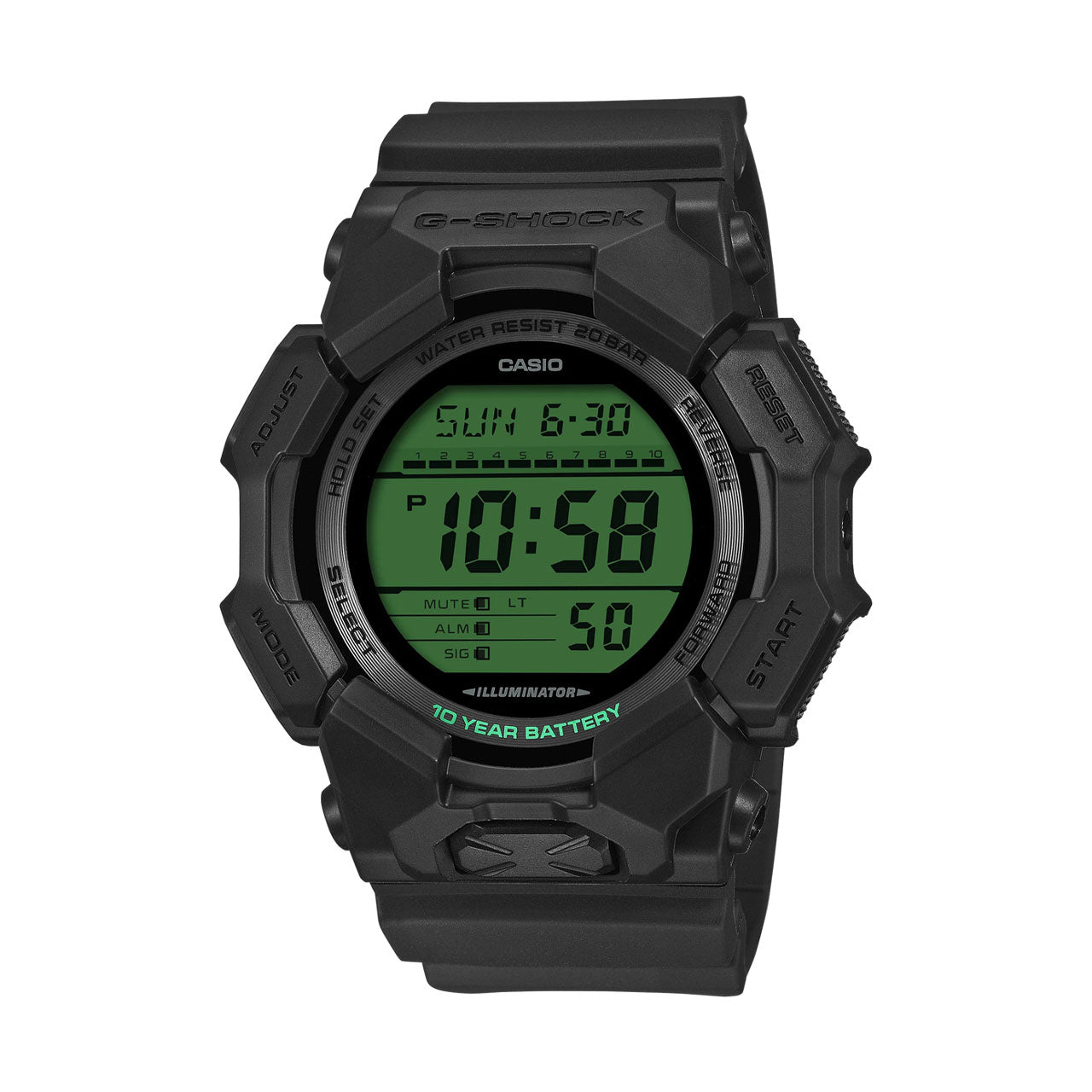 G-Shock - Electro Green - Black - GD010BEG-1D
