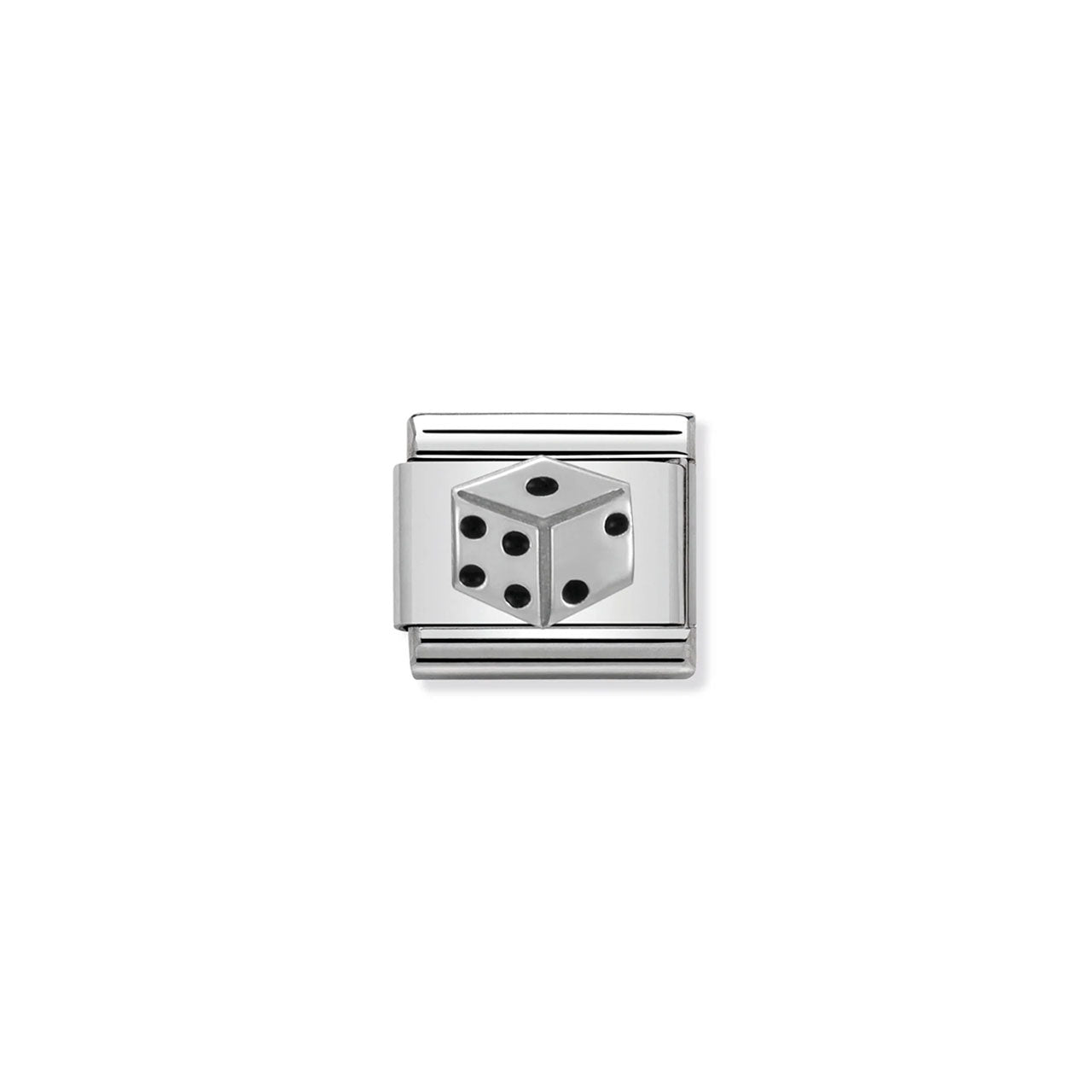 Composable Classic Link 330202/11 Dice In Enamel & 925 Silver