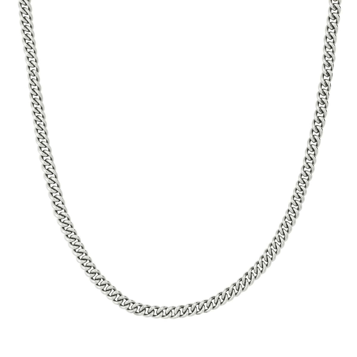 Lourdes Chain Necklace Steel