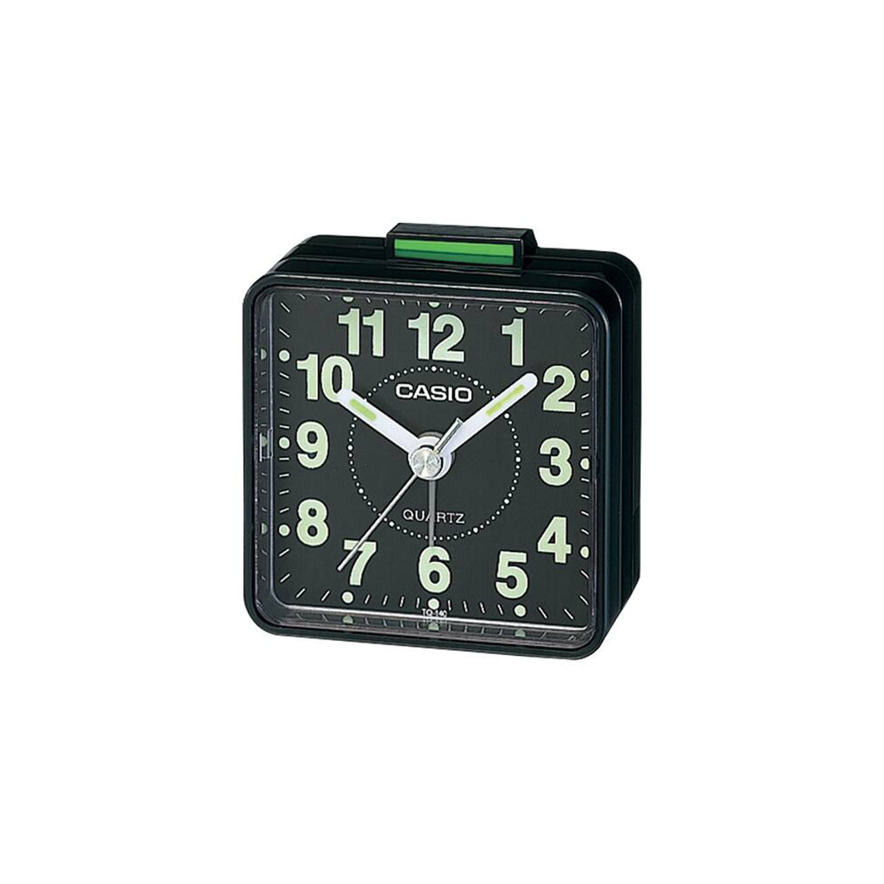 Casio - Black Bedside Alarm Clock - TQ140-1