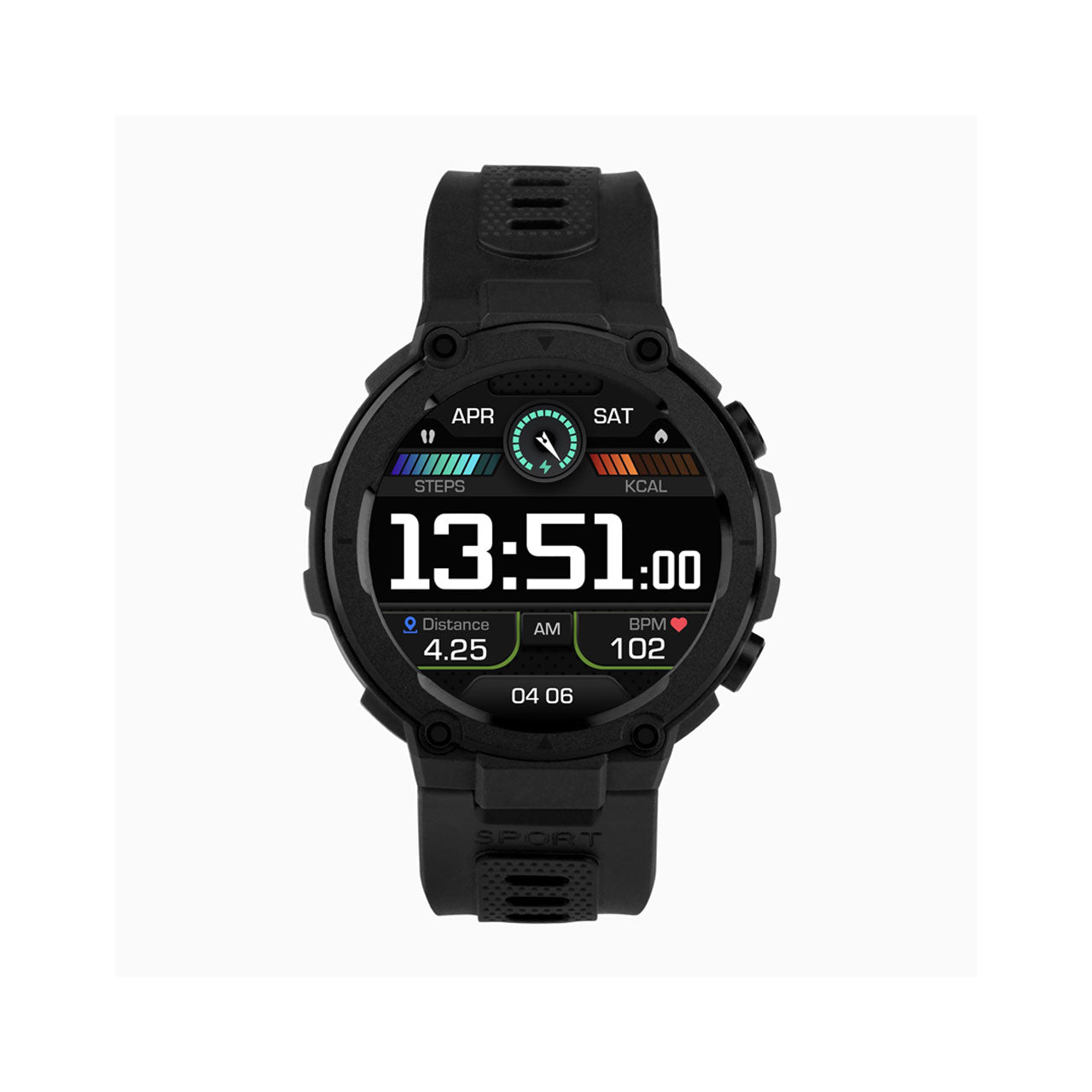 Sekonda Alpine GPS Smart Watch | Black Case & Strap | 30180