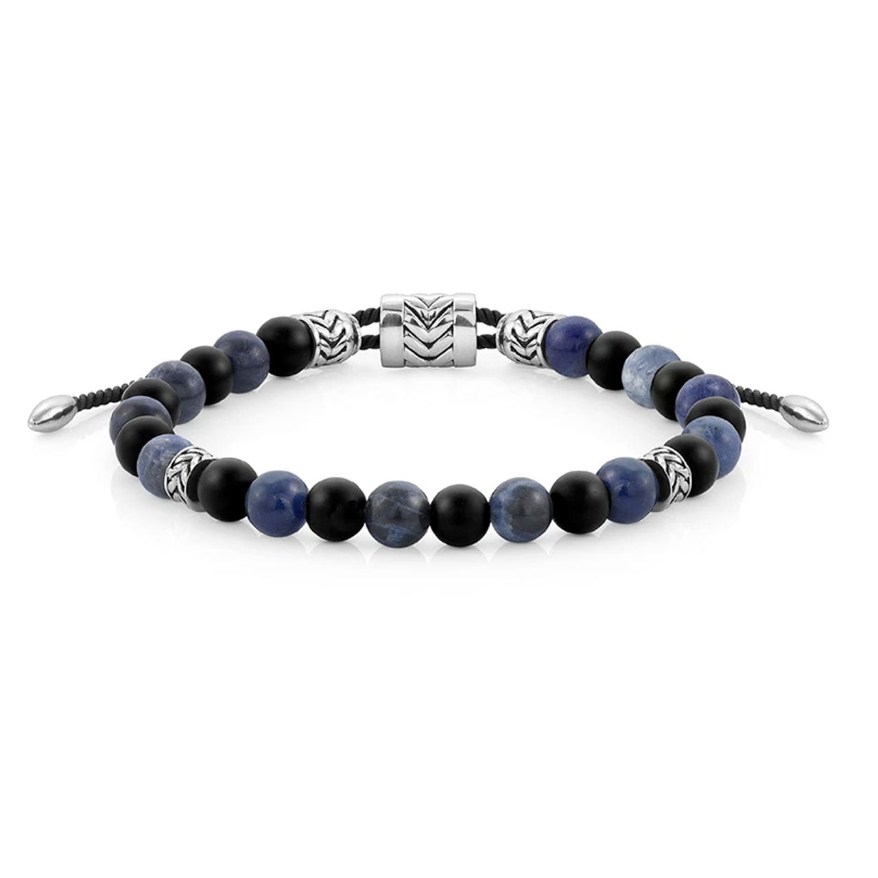 Instinct Bracelet 027916/066 Sodalite & Opaque Onyx