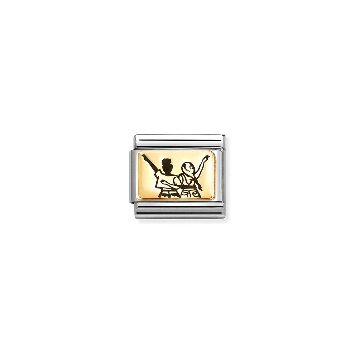 Composable Classic Link 030166/41 Concert Friends In 18K Gold And Enamel