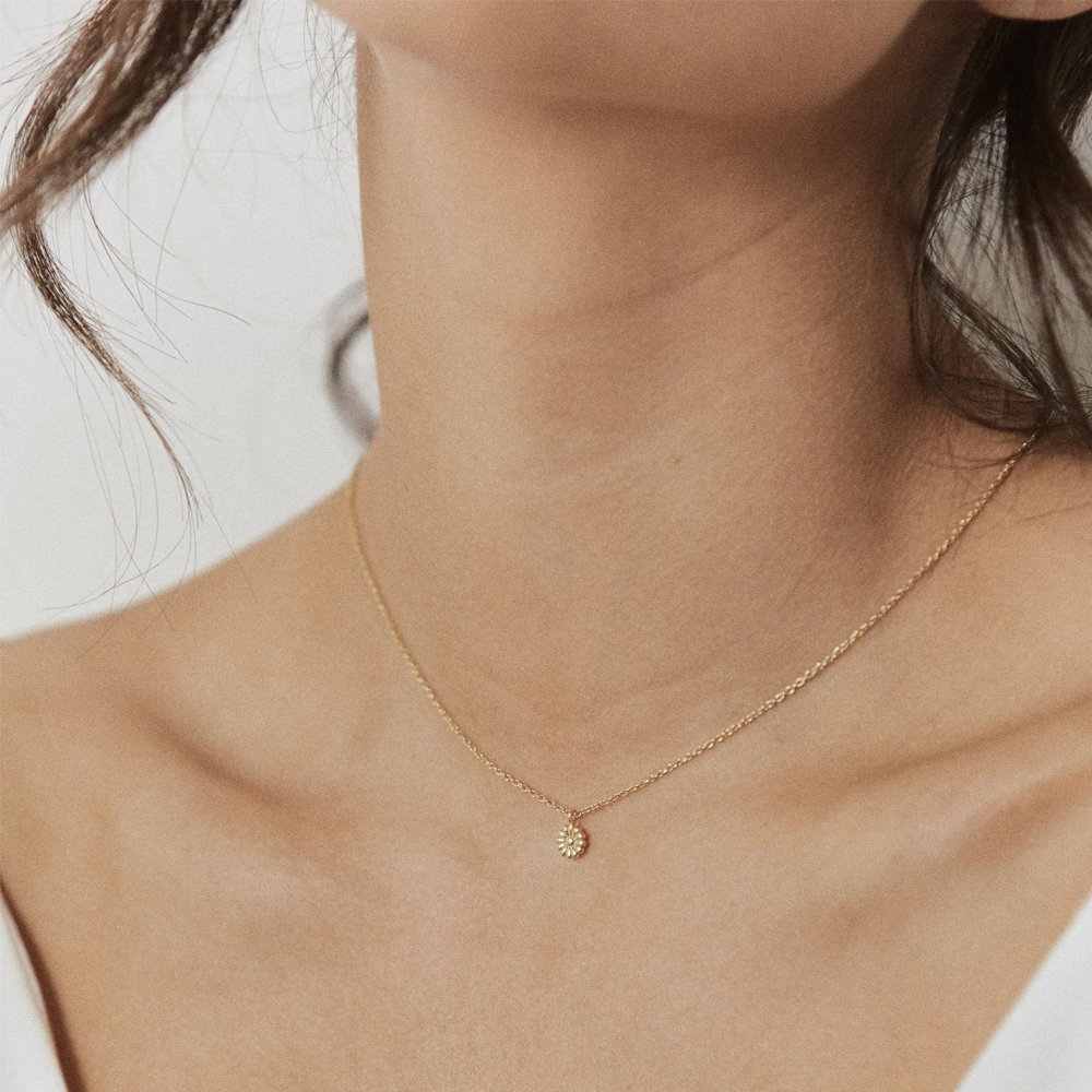 Superfine / Daisy / Necklace / Gold