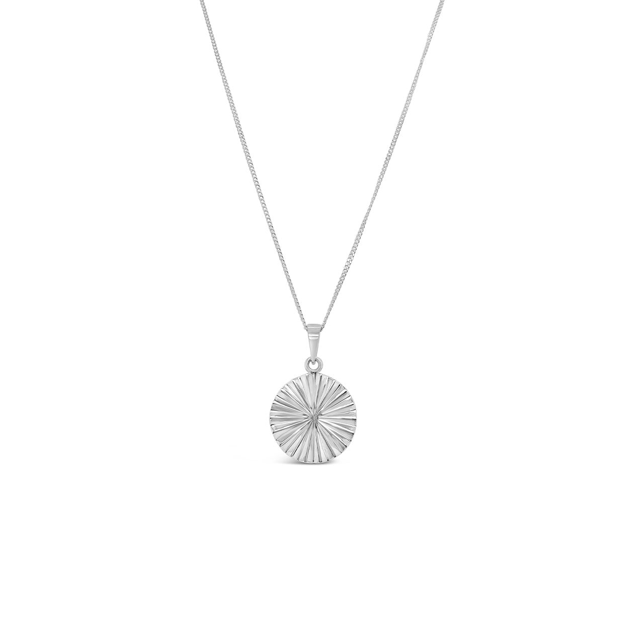 Sterling Silver 17mm Sunshine Pendant