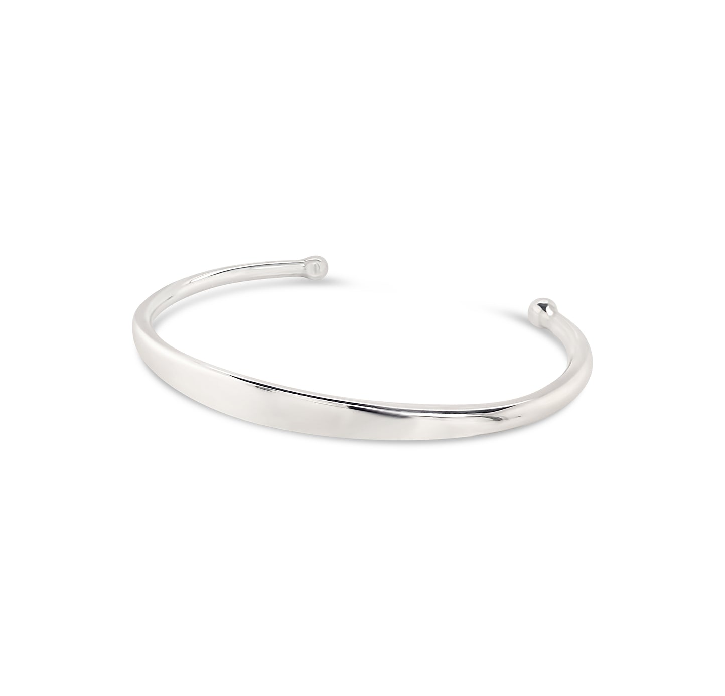 Sterling Silver Small Tension Bangle