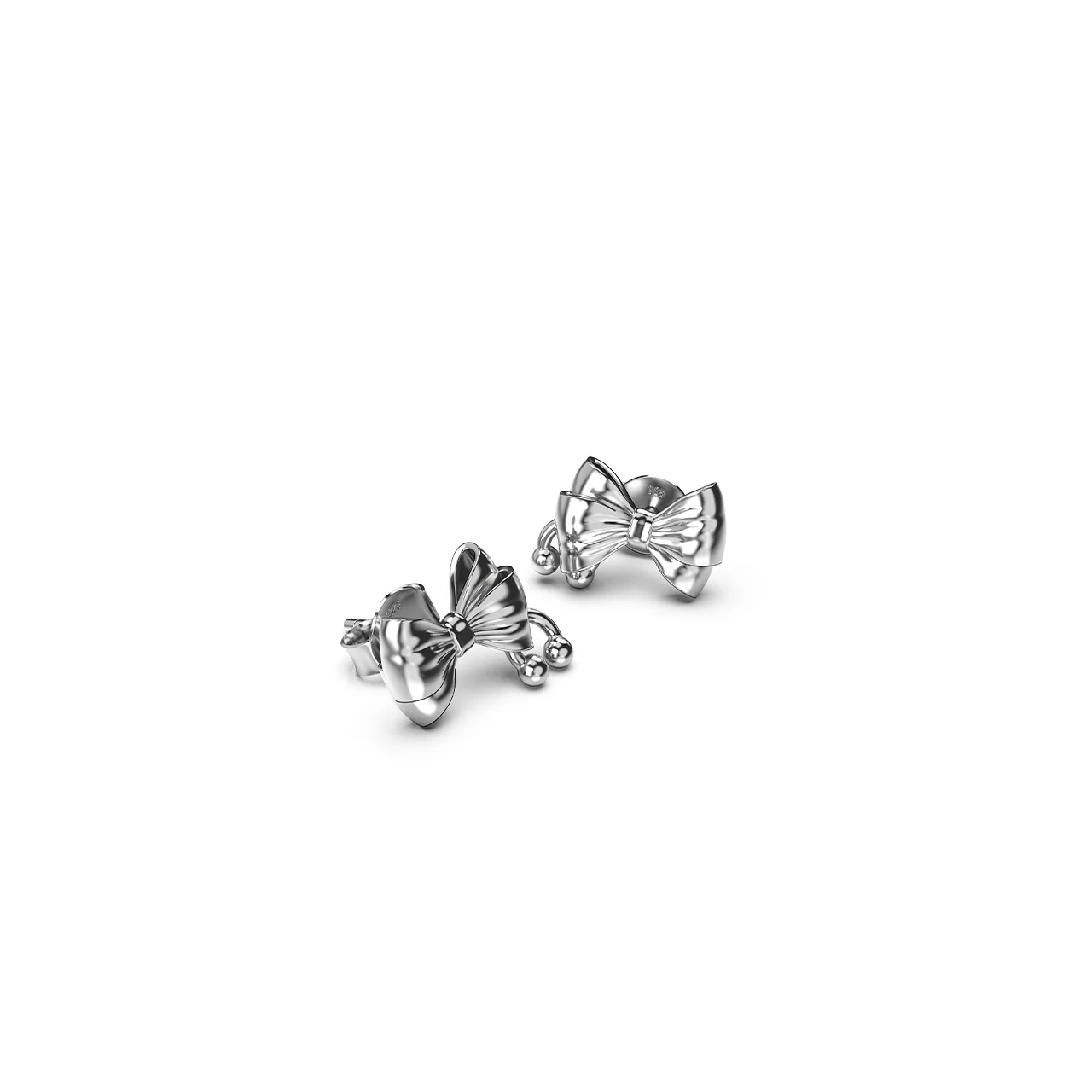 Pierced Bow Earrings
