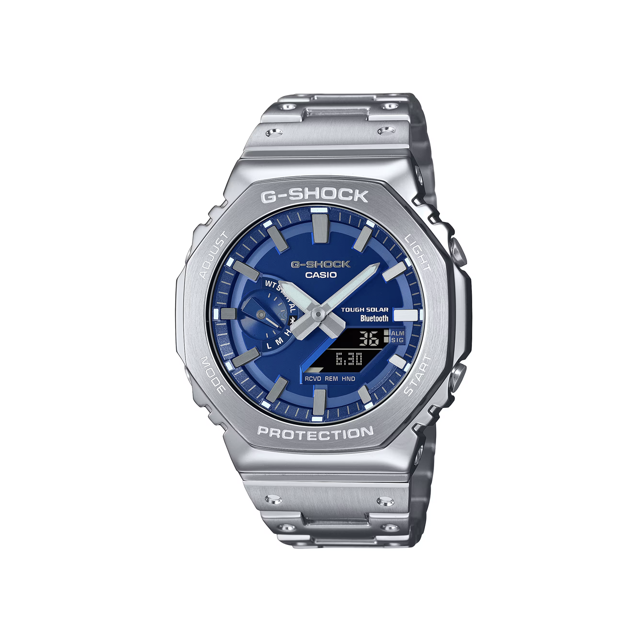 Full Metal 2100 Series - Silver / Blue - GMB2100D-2A