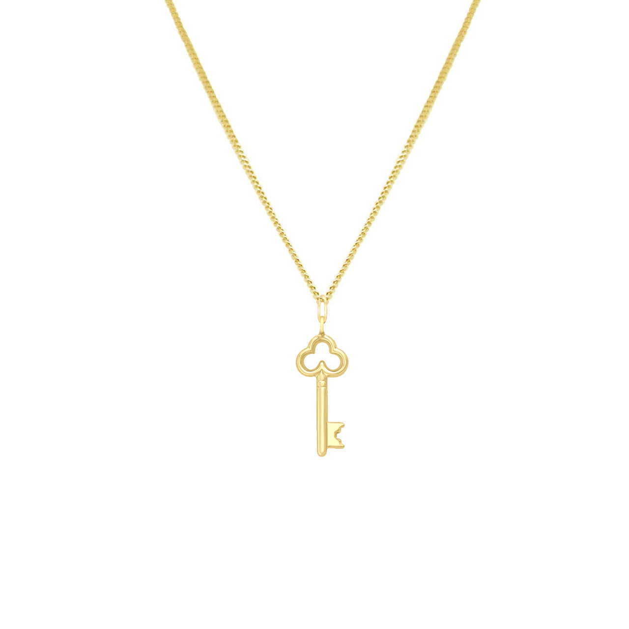 9k Yellow Gold Key Pendant