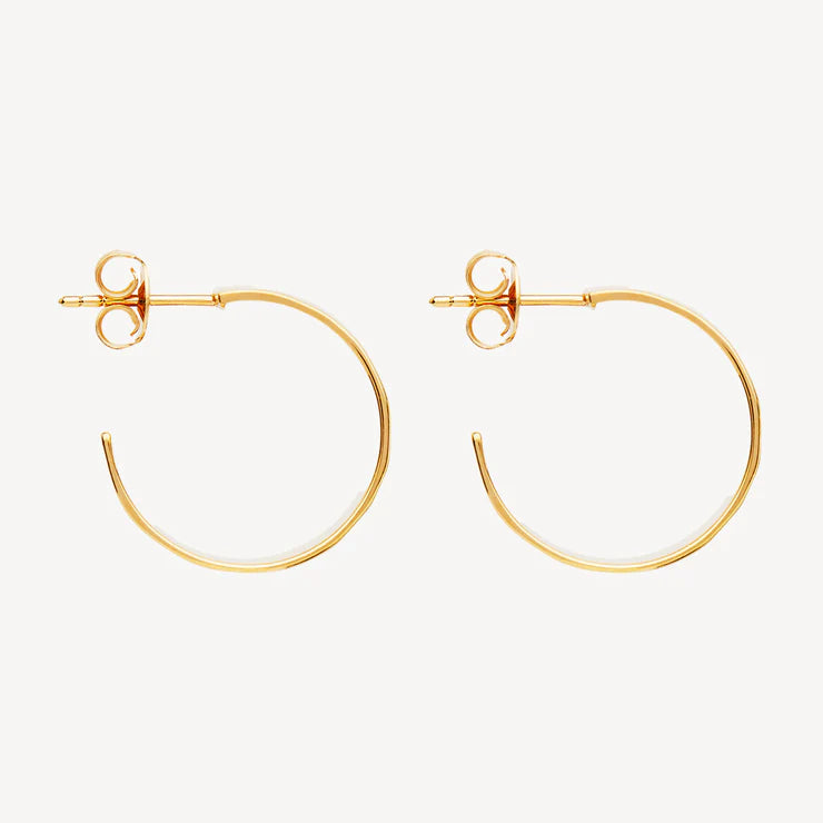 La Dolce Vita Hoop Earrings - Gold Plated