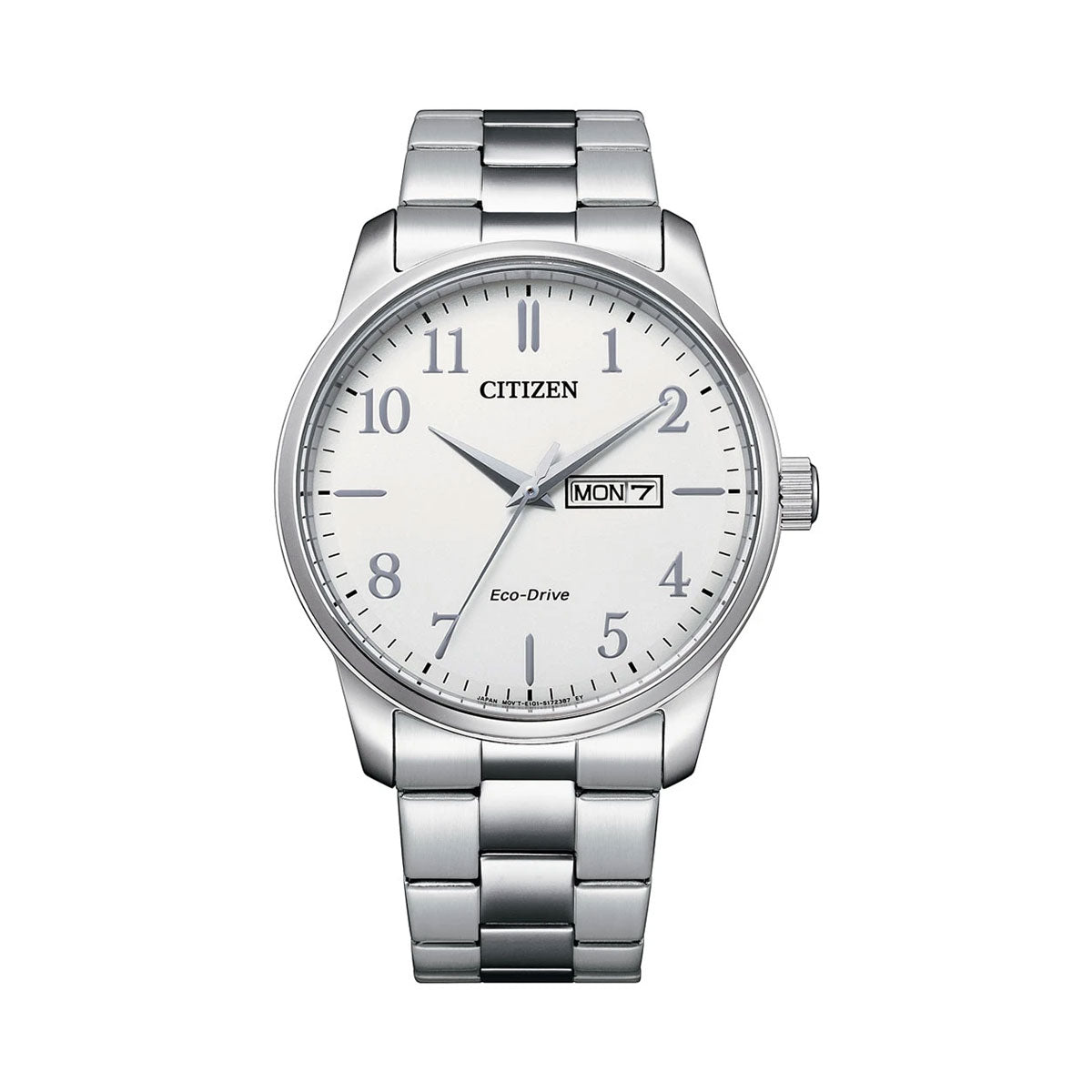 BM8550-81A - Mens Stainless Steel Eco-Drive Dress Watch
