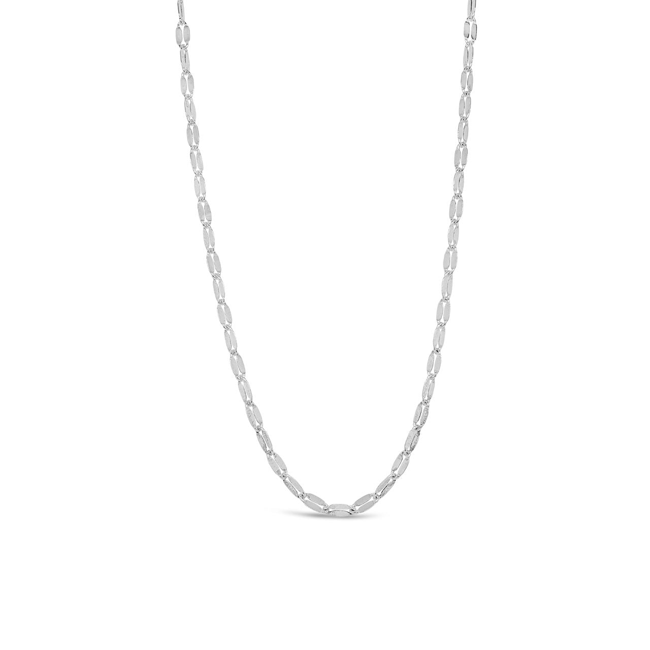 45cm Sterling Silver Flat Anchor Style Chain