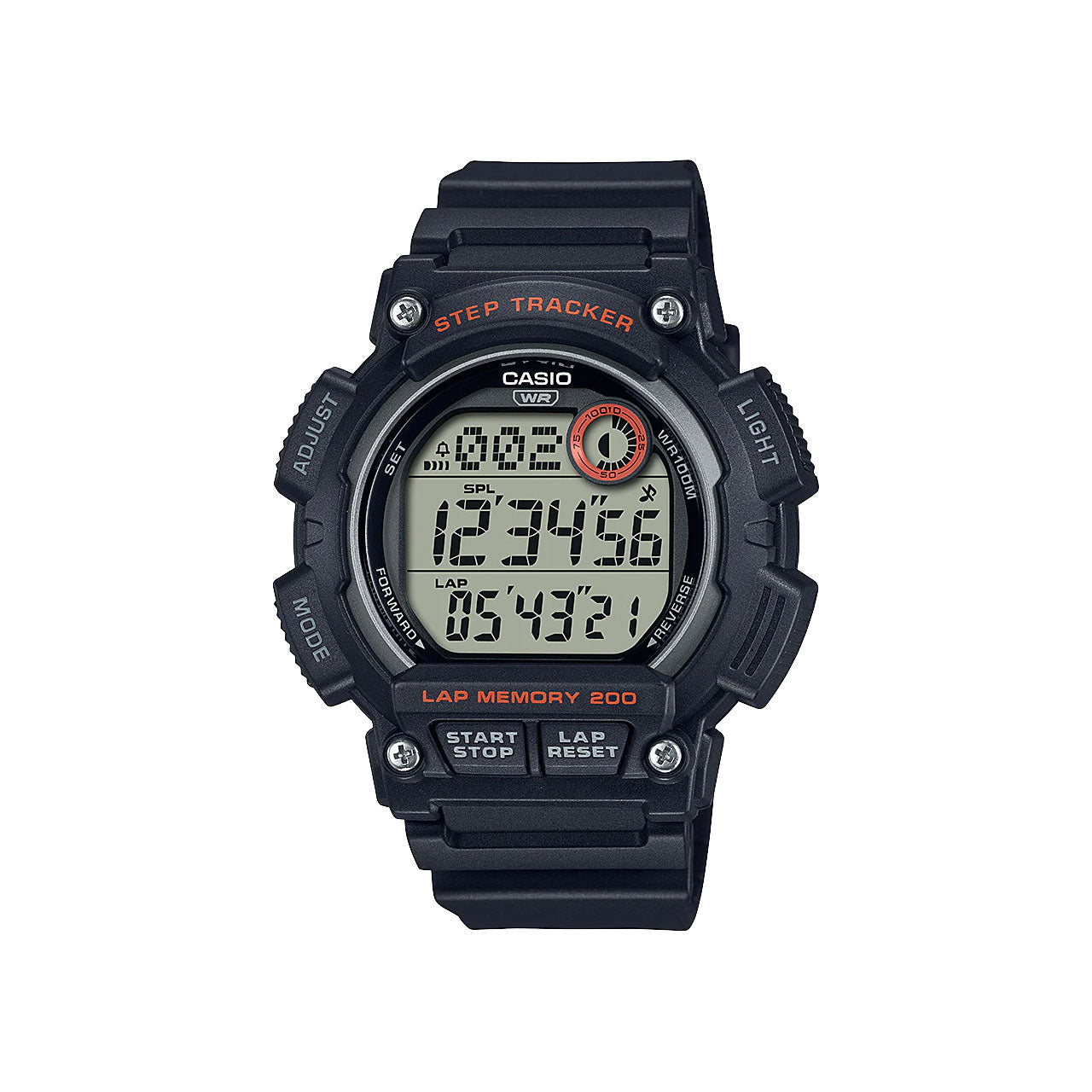 Casio Black Digital Runners Watch - WS2100H-1A